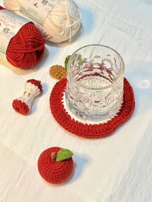 3D Apple Coaster — view 2