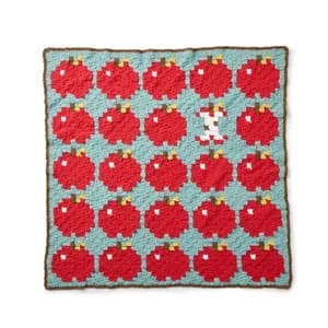 Apple Blanket — free crochet pattern
