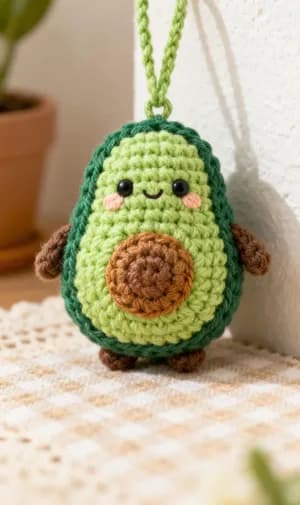Avocado Buddy Charm — view 2