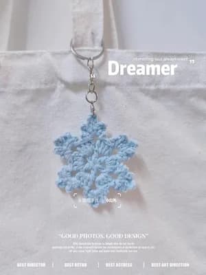 Blue-and-White Snowflake (symbol chart) — view 2