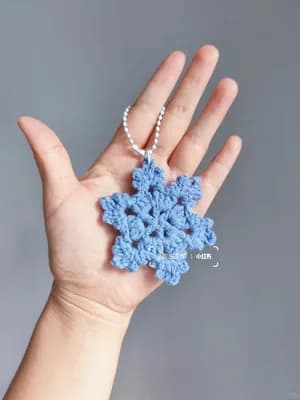 Blue-and-White Snowflake (symbol chart) — view 6