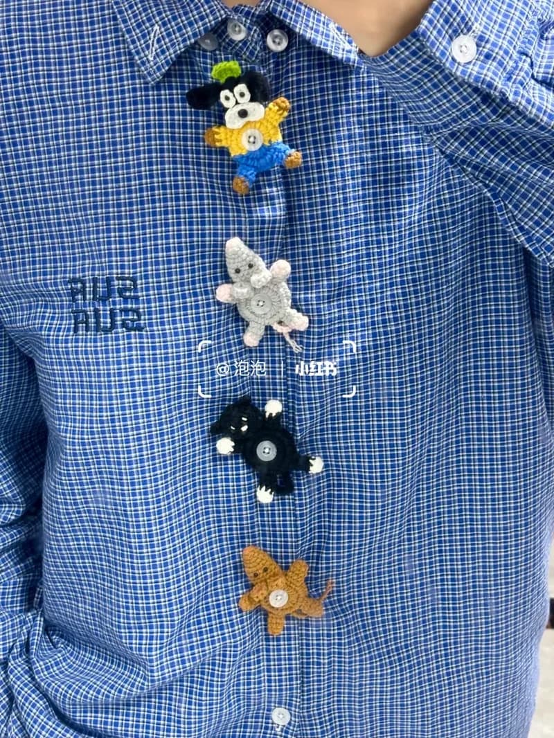 Button Covers — finished crochet project photo