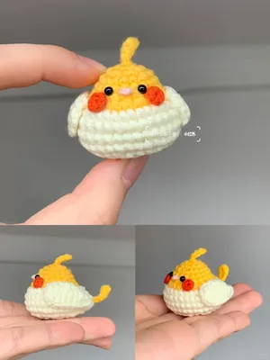 Chickadee Bird — free crochet pattern
