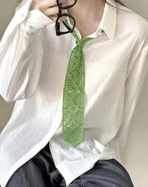 Crochet Necktie — free crochet pattern