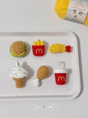 Fast Food Charm Set — view 2