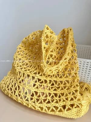 Hexagon Star Mesh Tote — view 13