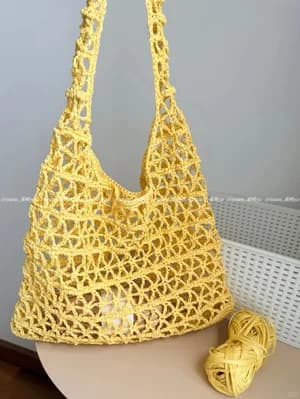 Hexagon Star Mesh Tote — view 2