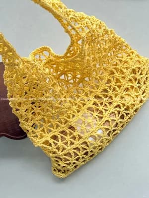 Hexagon Star Mesh Tote — view 3