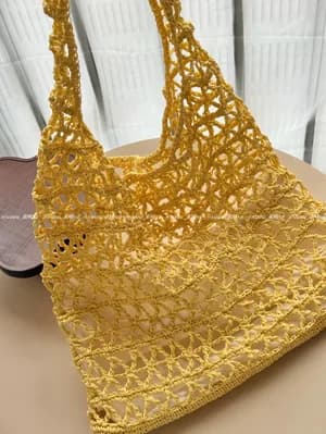 Hexagon Star Mesh Tote — view 5