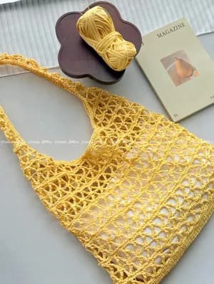 Hexagon Star Mesh Tote — view 8