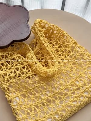 Hexagon Star Mesh Tote — view 9