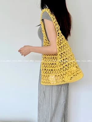 Hexagon Star Mesh Tote — view 10