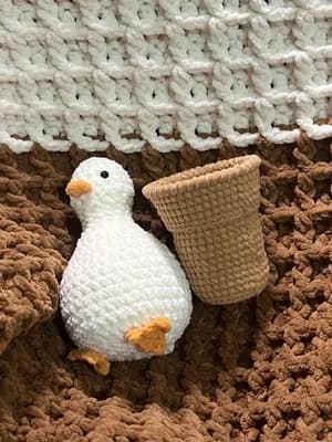 Ice Cream Duck Amigurumi
