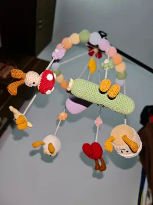 Jellycat-Style Baby Mobile (Full Charm Set) — view 2