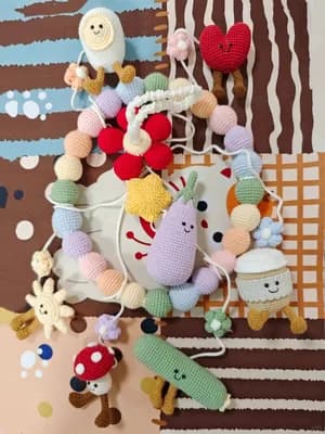 Jellycat-Style Baby Mobile (Full Charm Set) — view 4