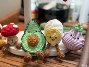 Jellycat-Style Fruit Mobile Charms — view 6
