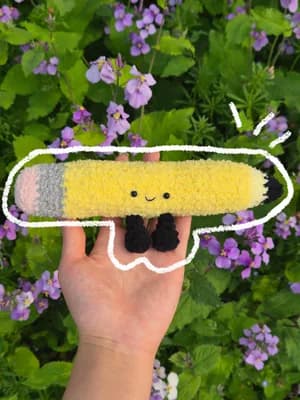 Jellycat No.2 Pencil Amigurumi