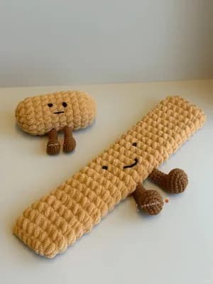 Jellycat-Style Keyboard Wrist Rest & Phone Stand — view 2