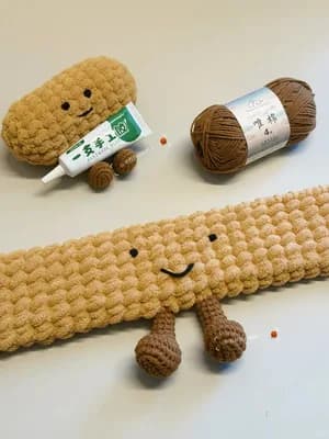 Jellycat-Style Keyboard Wrist Rest & Phone Stand — view 4