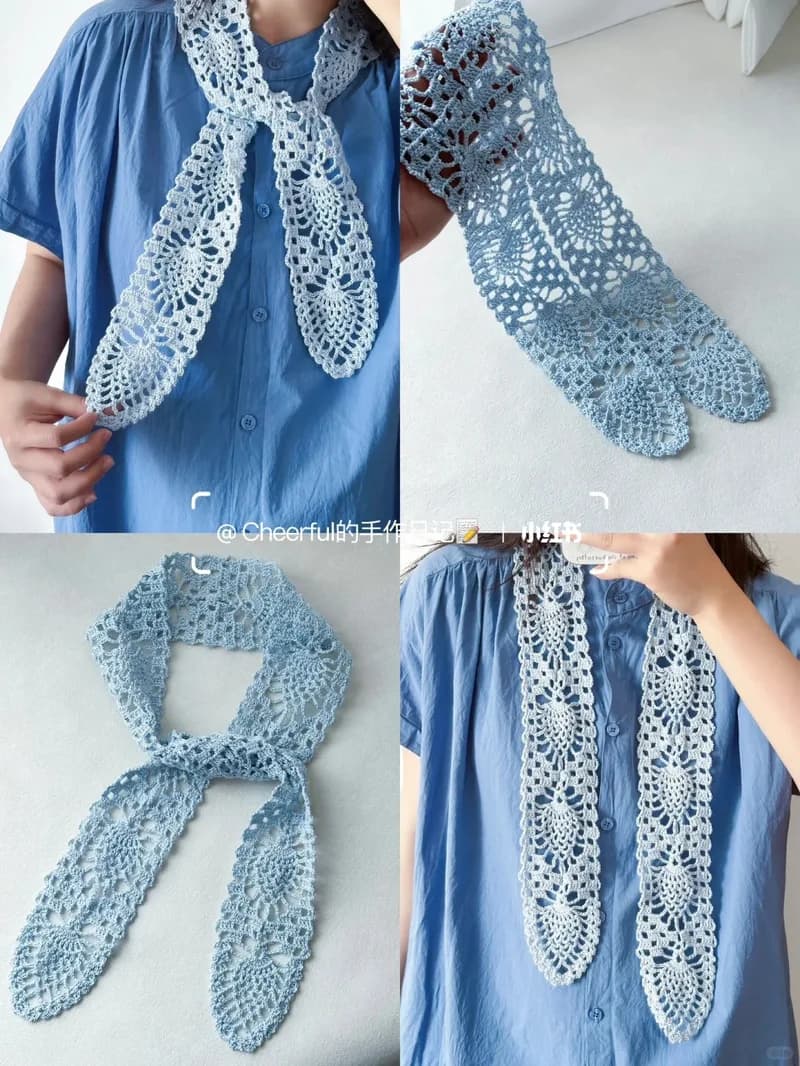 Lace Collar — finished crochet project photo