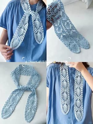 Lace Collar — free crochet pattern