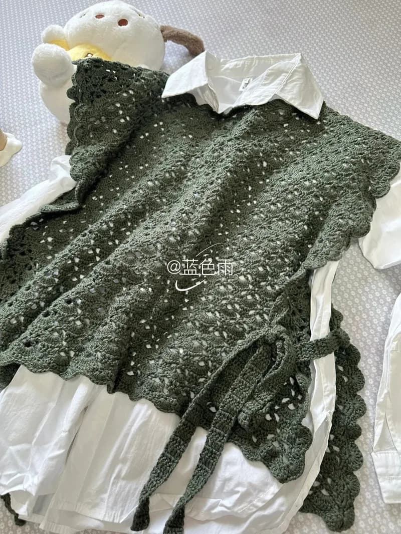 Lace Vest — finished crochet project photo