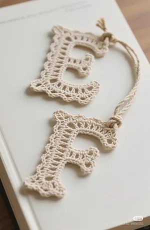 字母E钩针图解分享