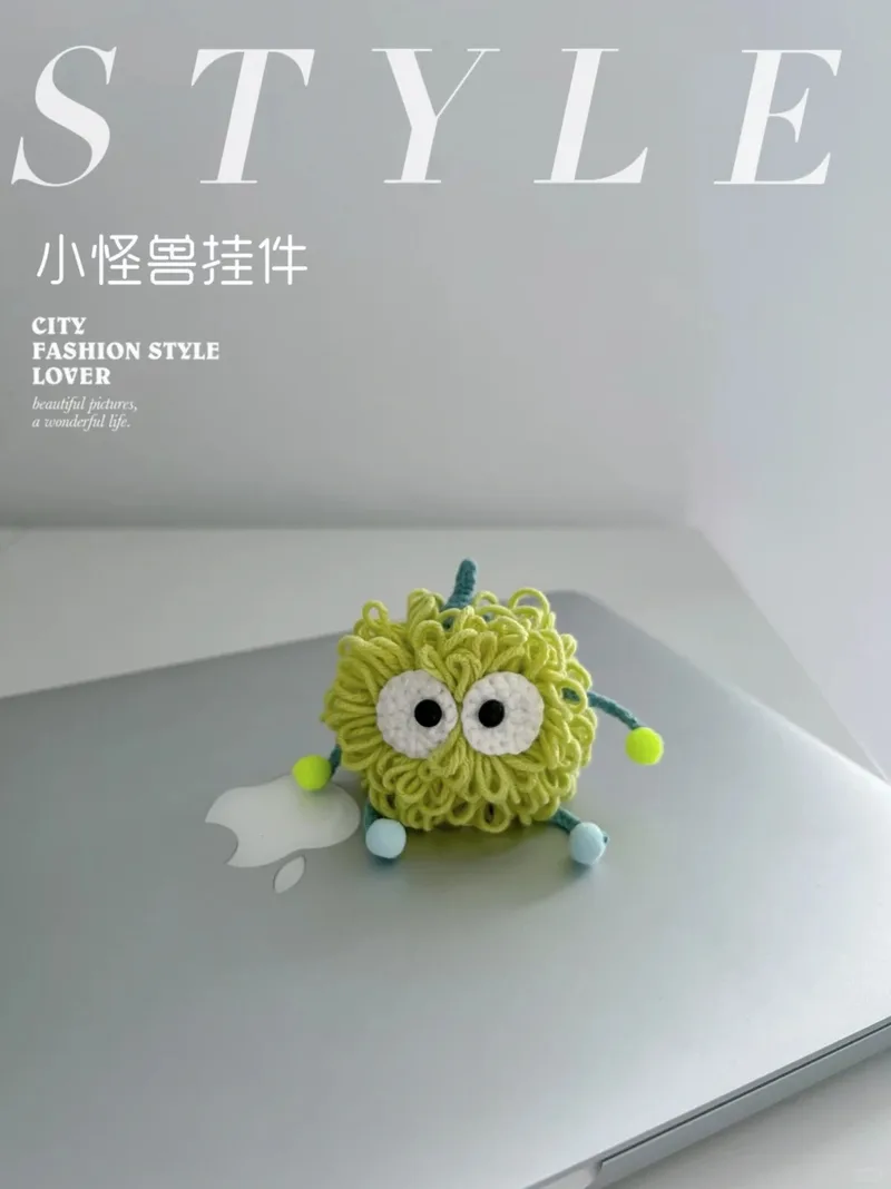 Little Monster Charm — finished crochet project photo