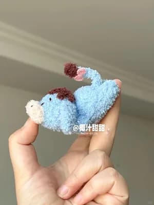 Lying-Down Eeyore Mini Plush — view 3