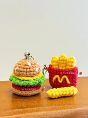 McDonald's Burger & Fries Charm — view 2