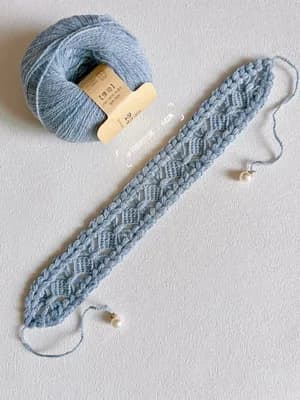 Misty-Blue Star Headband — view 5