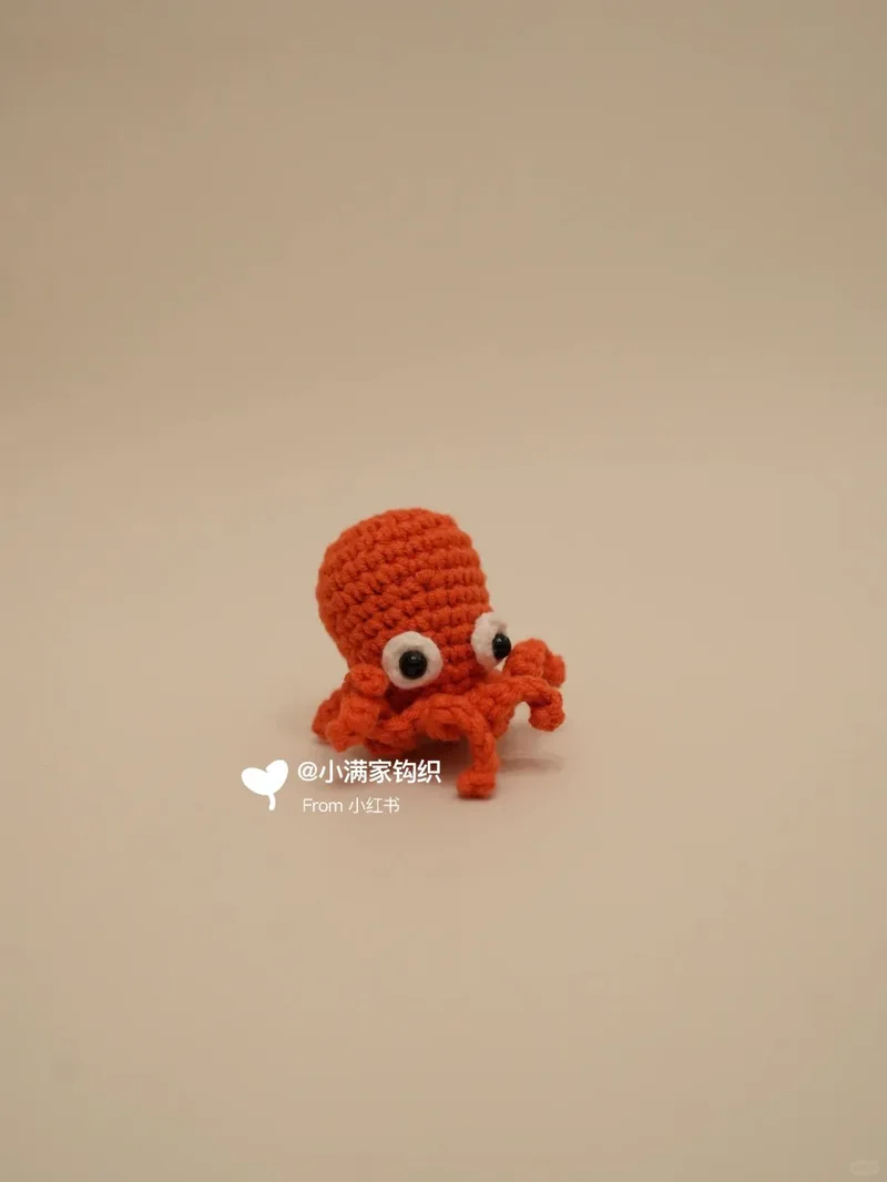 Octopus Charm — finished crochet project photo