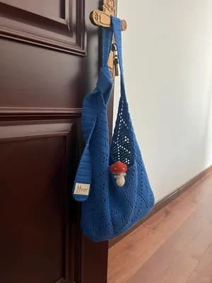 Openwork Diamond Tote — view 2