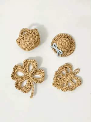 Raffia Mini Charms — view 2