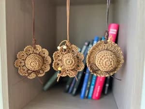 Raffia Mini Hat Charms — view 5