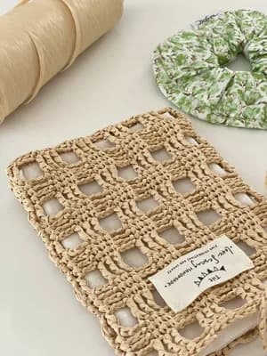 Raffia Openwork Bag — view 2