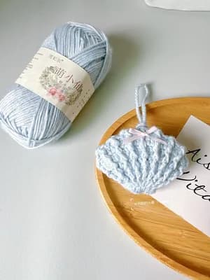 Seashell Cup Cozy — view 2
