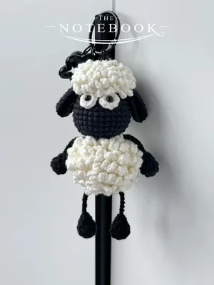 Shaun the Sheep Charm — free crochet pattern