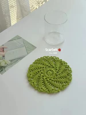 Spiral-Motif Coaster — view 3