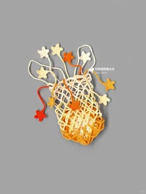 Star Charm & Milk-Tea Net Bag — view 5