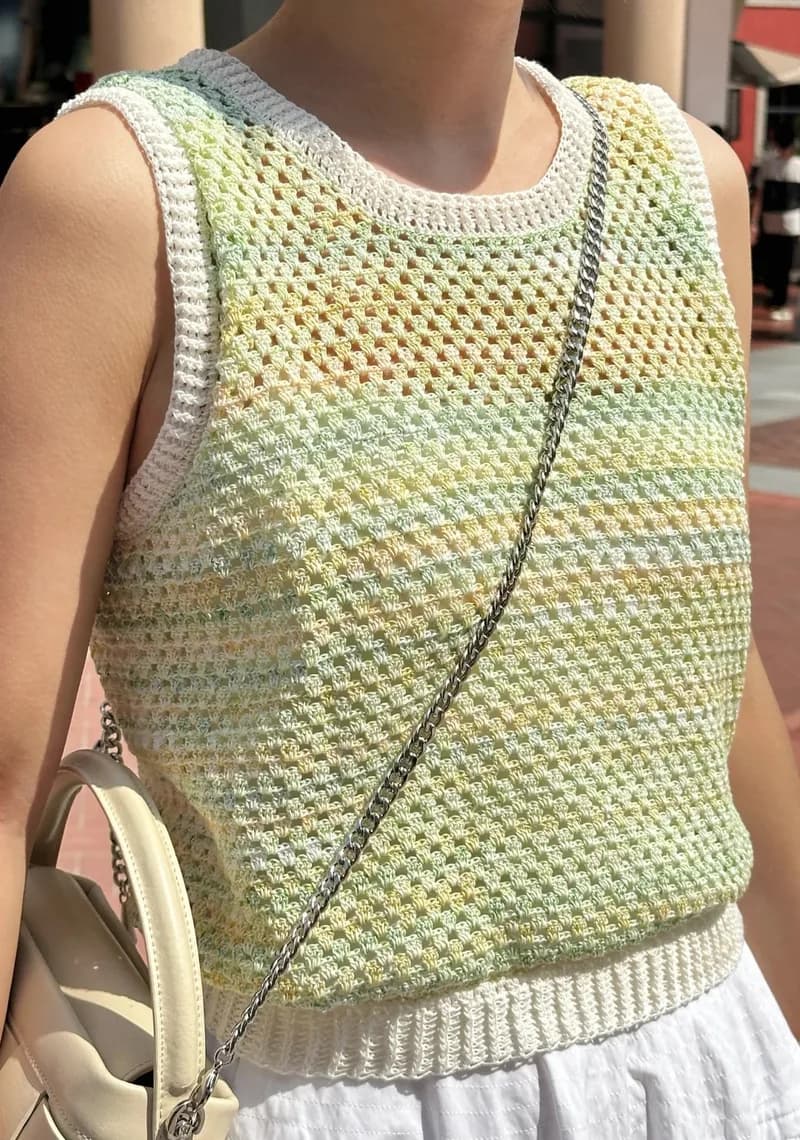 Summer Vest — finished crochet project photo