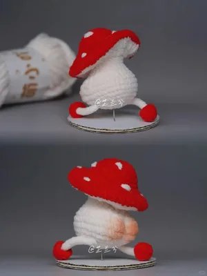 Walking Mushroom — free crochet pattern