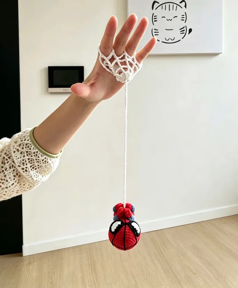 Web-Slinging Spider-Man — finished crochet project photo