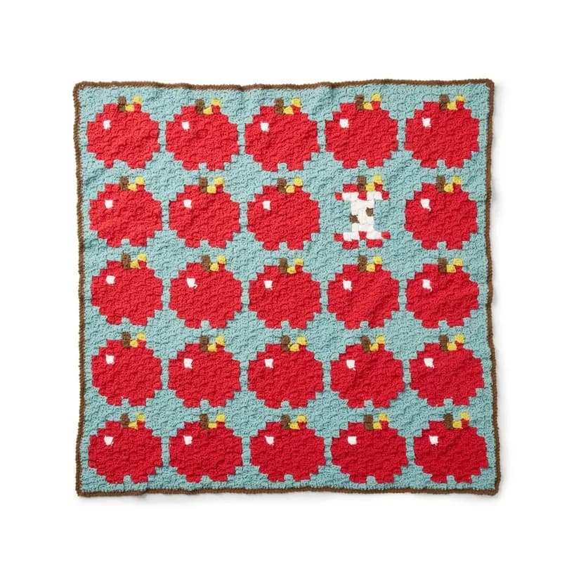 Apple Blanket — finished crochet project photo