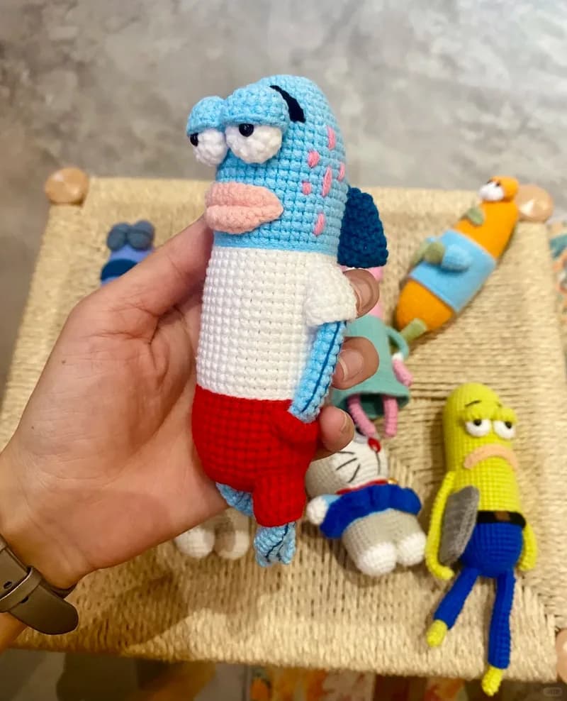 Bikini Bottom Character — finished crochet project photo