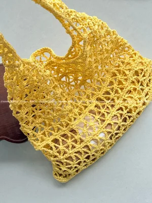 Hexagon Star Mesh Tote — view 3