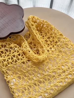 Hexagon Star Mesh Tote — view 9