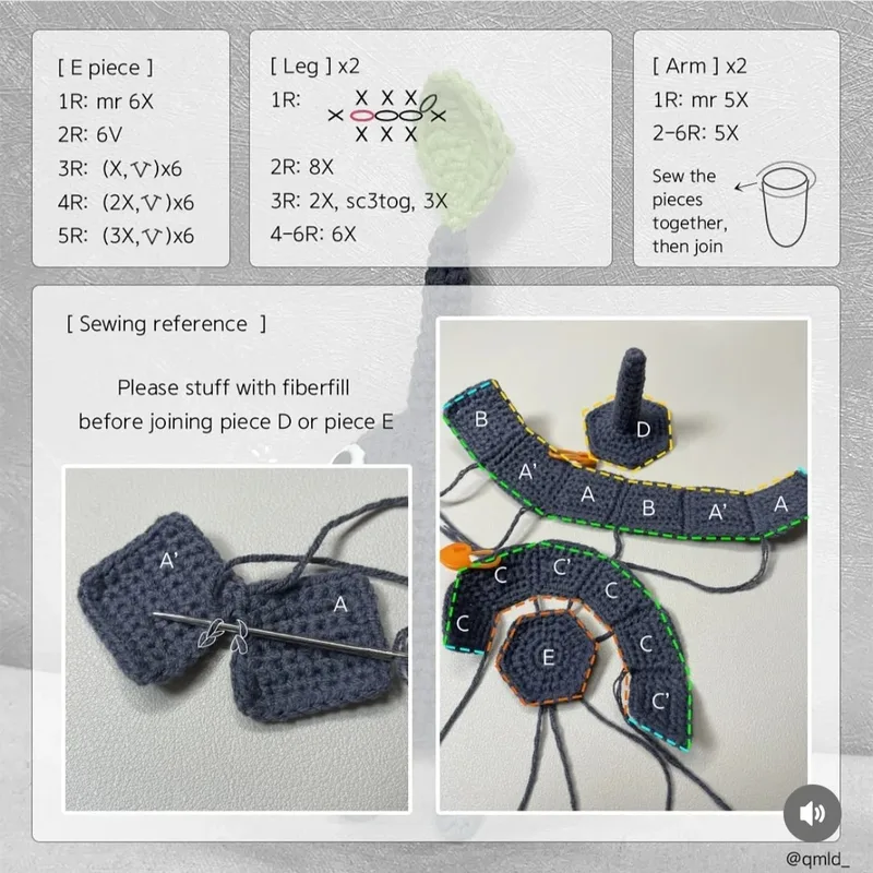 Pikmin Collection crochet symbol chart 9