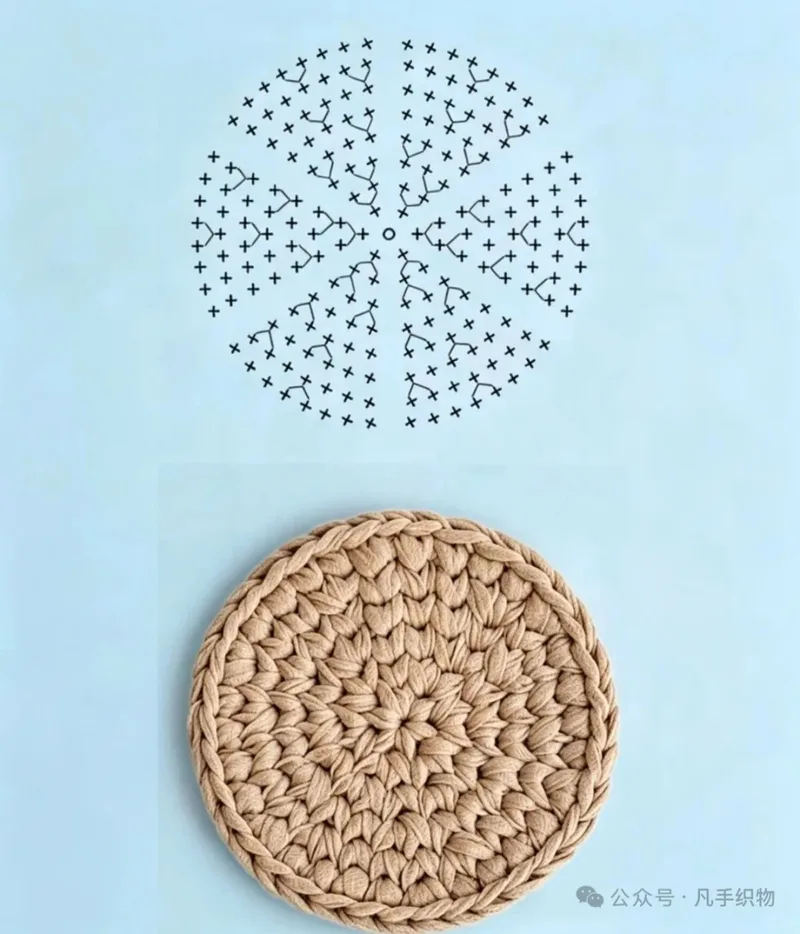 Prada-Style Bag crochet symbol chart 3