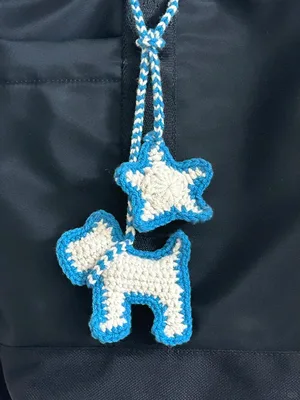 Puppy and Star Charms — free crochet pattern